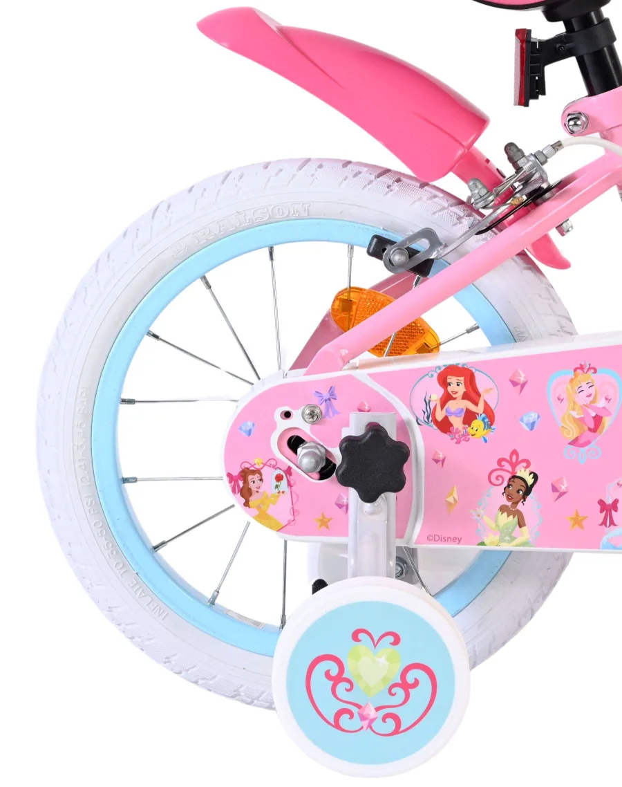 Magic Royals Kinderfiets – Meisjes – 14 inch – Roze – Twee handremmen — foto 2
