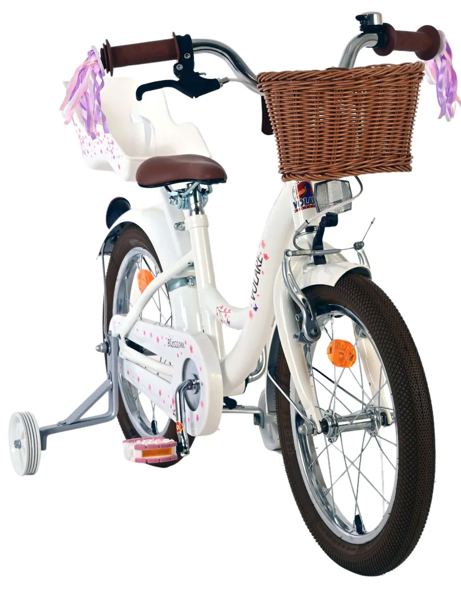 Volare Blossom Kinderfiets – Meisjes – 16 inch – Wit — foto 7