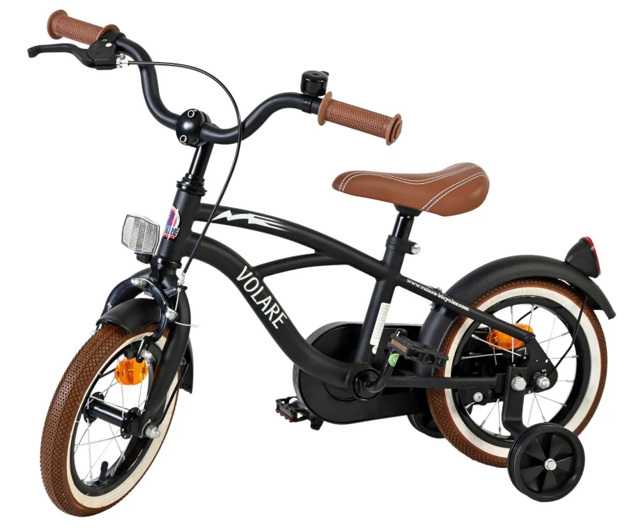 Volare Black Cruiser Kinderfiets – Jongens – 12 inch – Zwart — foto 10
