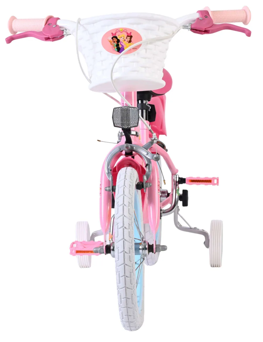 Magic Royals Kinderfiets – Meisjes – 14 inch – Roze – Twee handremmen — foto 6