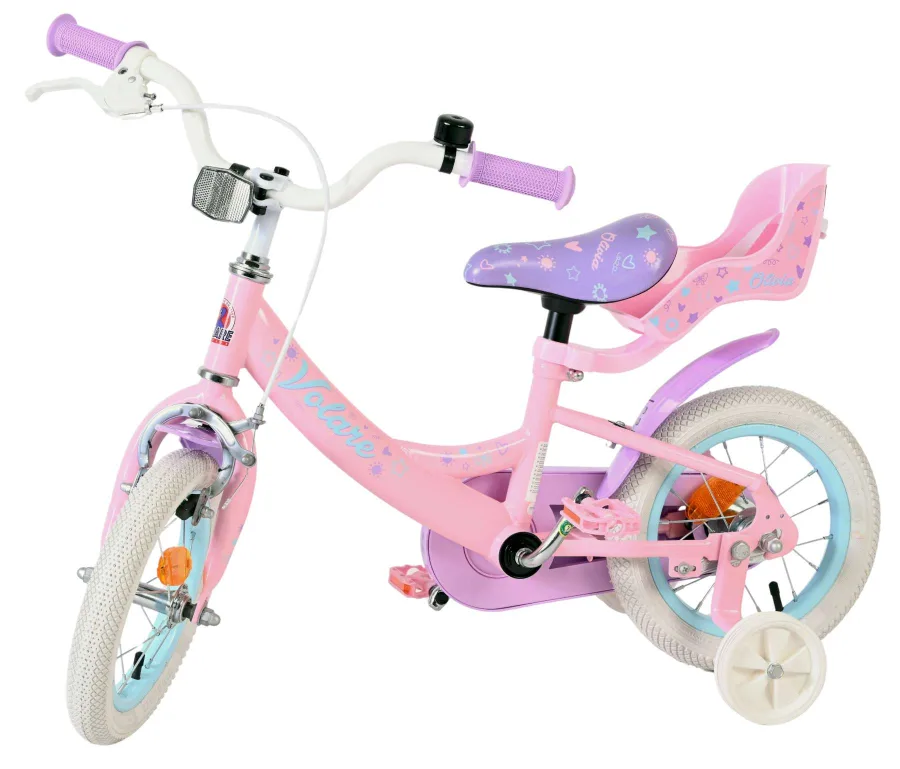 Volare Olivia Kinderfiets – Meisjes – 12 inch – Roze — foto 9