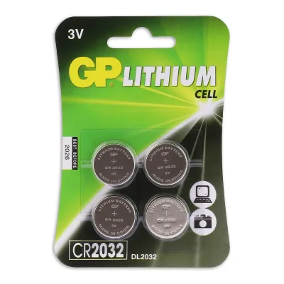 CR2032 Lithium-knoopcellen 3V 4PK