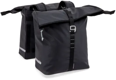 Double pannier New Looxs Cantos Bag Double MIK 2.0 - 36 liter - 30 x 16 x 36 cm (2x) - Black