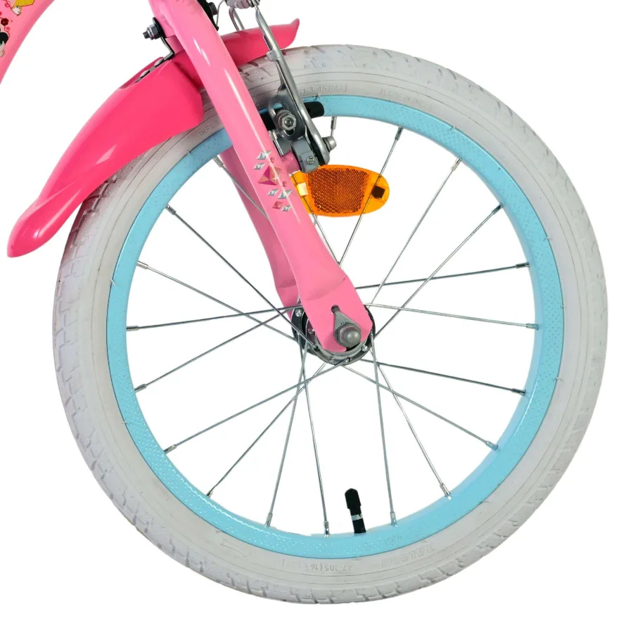 Magic Royals Kinderfiets – Meisjes – 16 inch – Roze – Twee Handremmen — foto 3