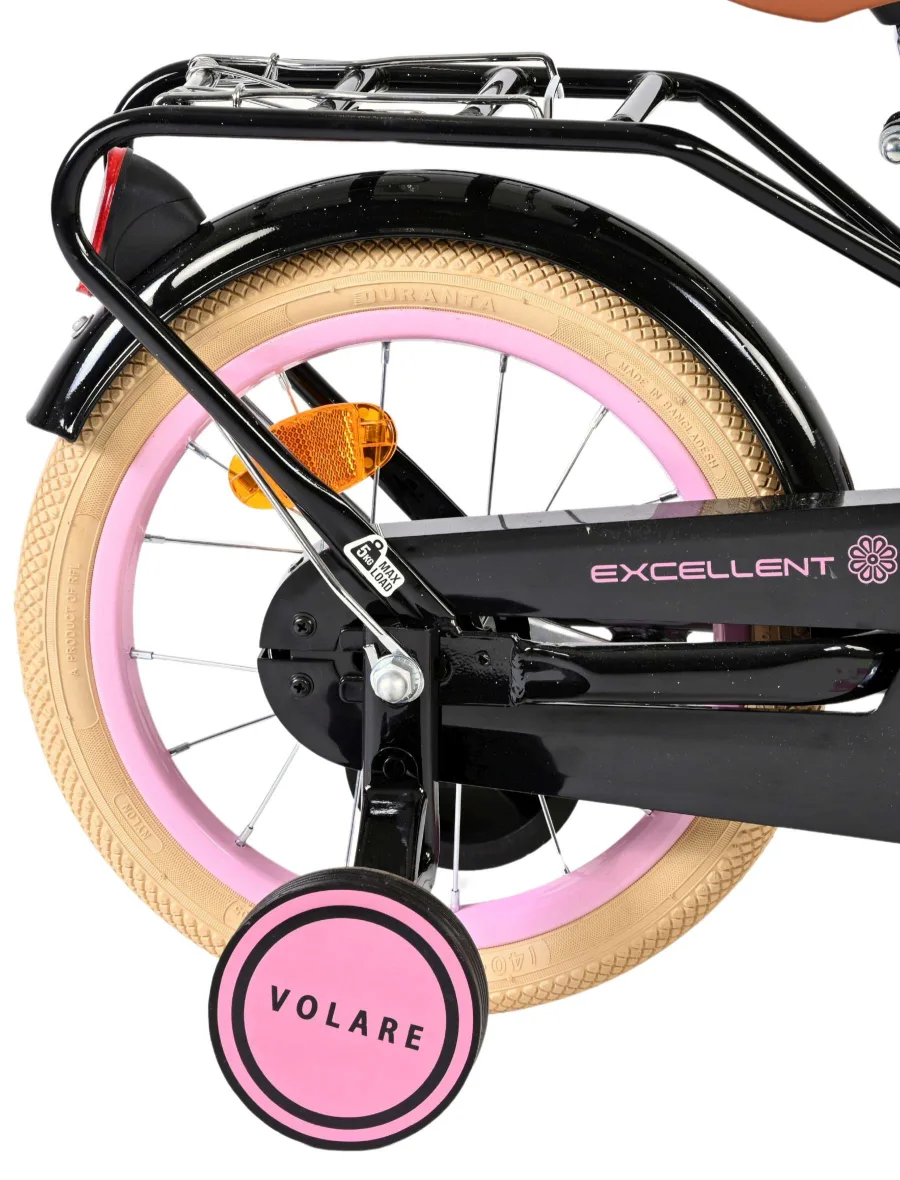 Volare Excellent Kinderfiets – Meisjes – 14 inch – Zwart — foto 2