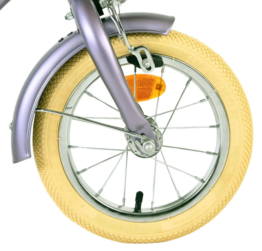 Volare Blossom Kinderfiets - Meisjes - 12 inch - Paars - Twee handremmen — foto 3