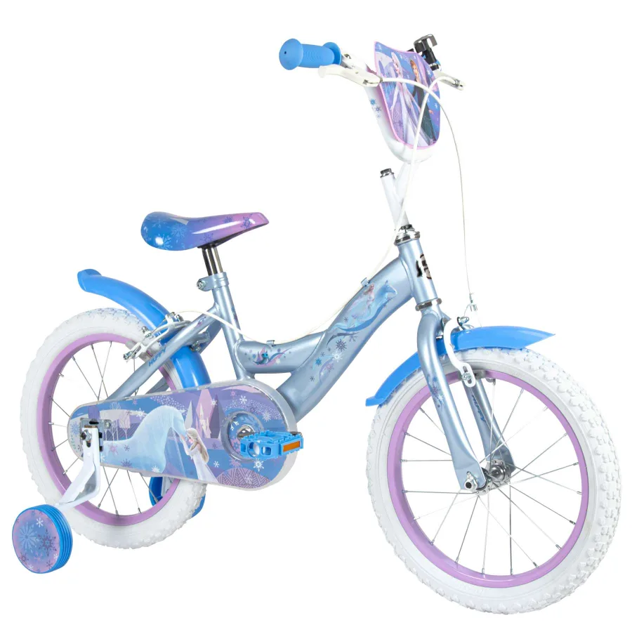 Disney Frozen 2 Children's bike - Girls - 16 inch - Blue Purple - Two hand brakes — foto 2