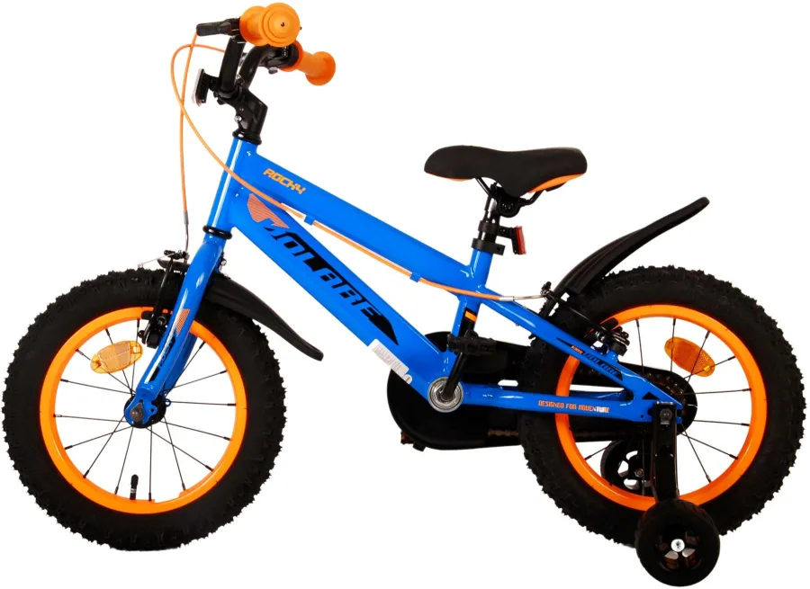 Volare Rocky Kinderfiets – Jongens – 14 inch – Blauw – Twee handremmen — foto 5