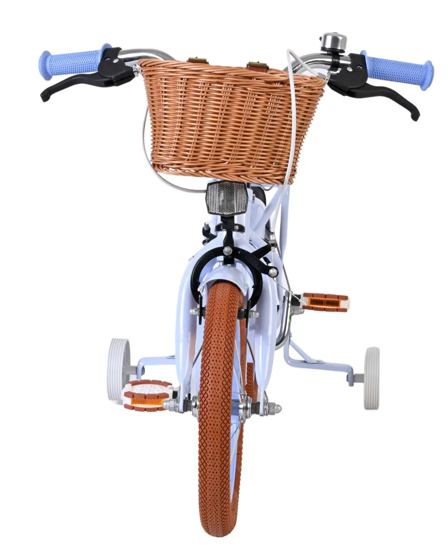 Volare Ashley Kinderfiets – Meisjes – 14 inch – Pastel Blauw – Twee Handremmen — foto 8