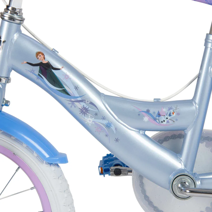 Disney Frozen 2 Children's bike - Girls - 16 inch - Blue Purple - Two hand brakes — foto 7