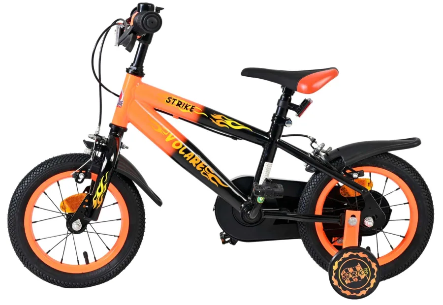 Volare Strike Kinderfiets - Jongens - 12 inch - Oranje - Twee Handremmen — foto 7
