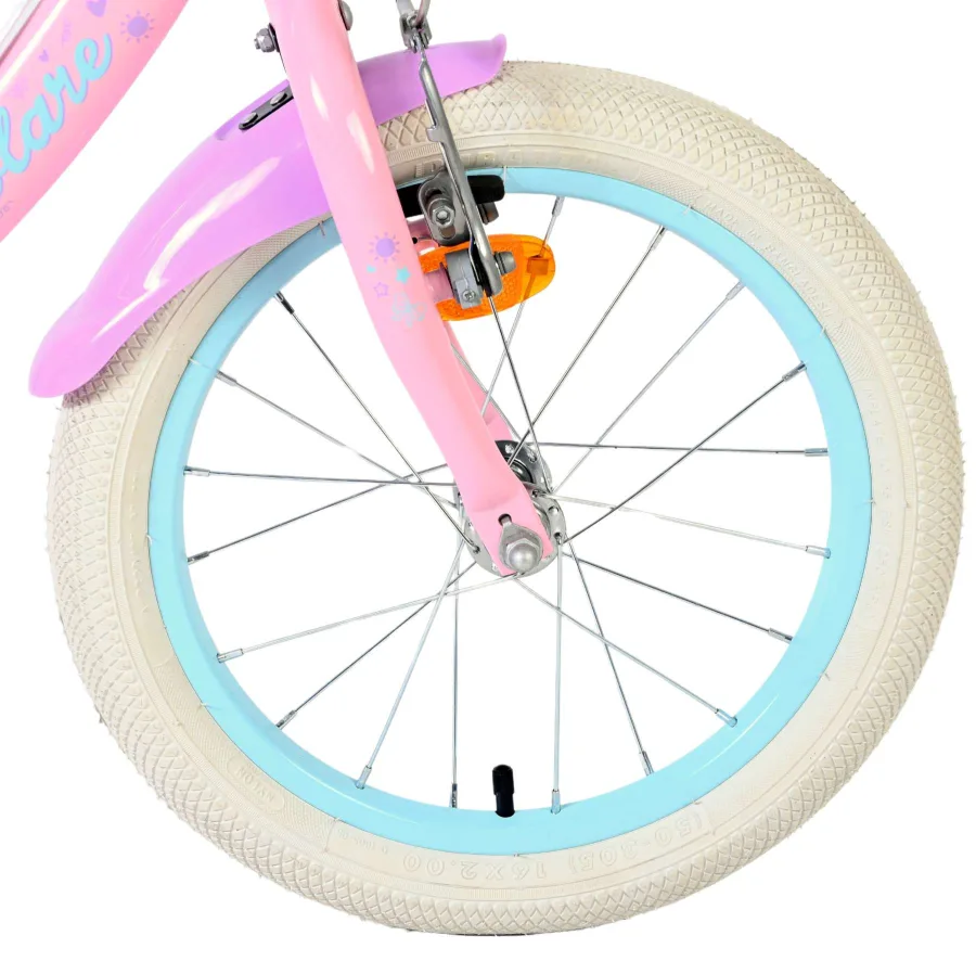 Volare Olivia Kinderfiets – Meisjes – 16 inch – Roze – Twee Handremmen — foto 3