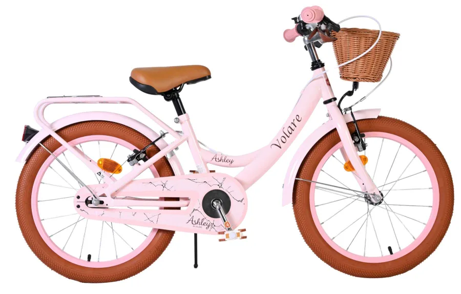 Volare Ashley Children's bike - Girls - 18 inch - Pink - Two hand brakes