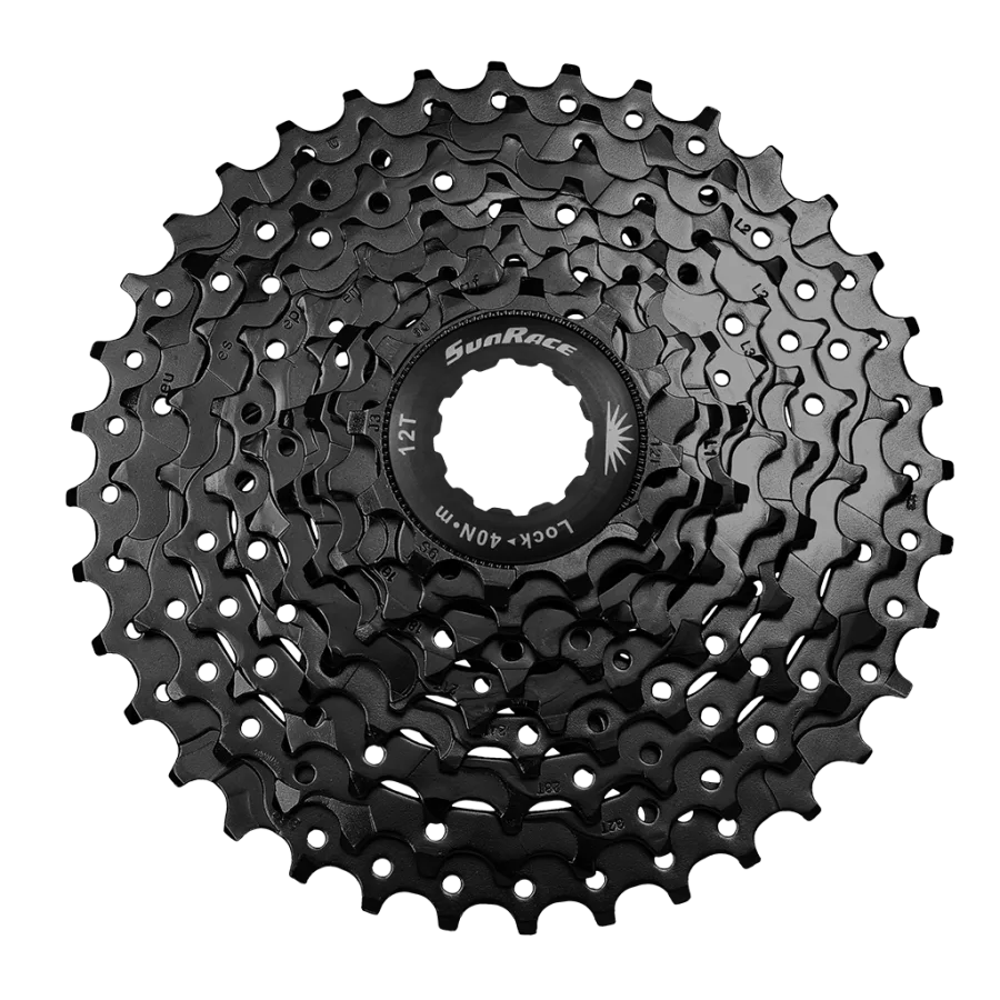 Cassette 9 speed Sunrace CSM98 11-36T - zwart