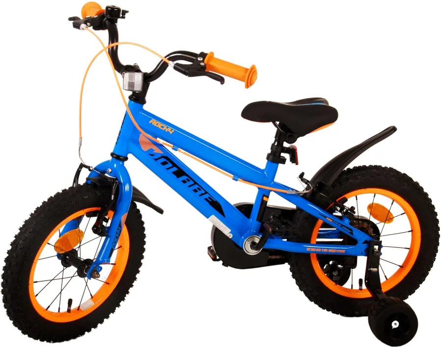 Volare Rocky Kinderfiets – Jongens – 14 inch – Blauw – Twee handremmen — foto 6
