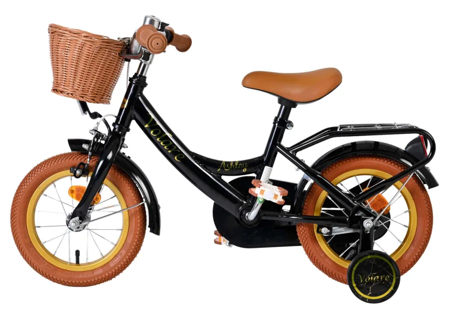 Volare Ashley Kinderfiets – Meisjes – 12 inch – Zwart — foto 9