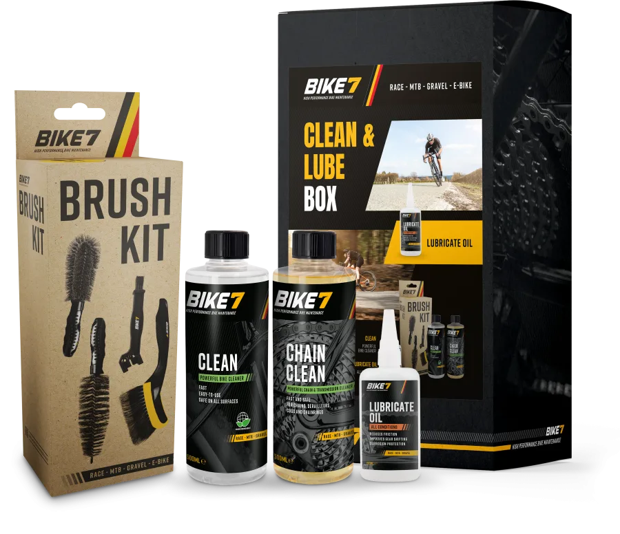 Fietsonderhoudsset Bike7 Clean & Lube Box