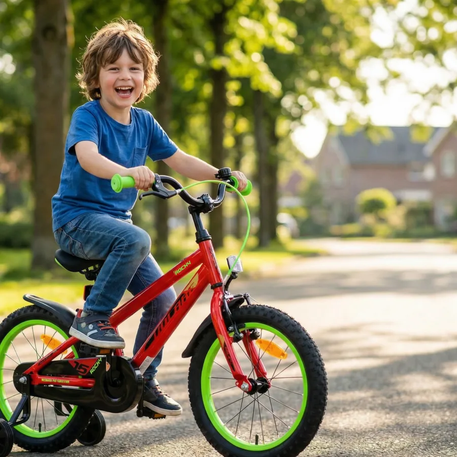 Volare Rocky Kinderfiets – Jongens – 16 inch – Rood — foto 15