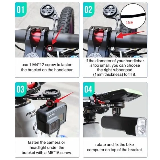 Stuurhouder aluminium C4 — foto 4