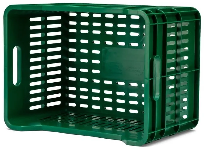 Gerecyclede Fietskrat Urban Proof Click 30 Liter Retro Groen — foto 8