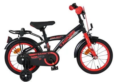 Volare Thombike Kinderfiets – Jongens – 14 inch – Zwart Rood