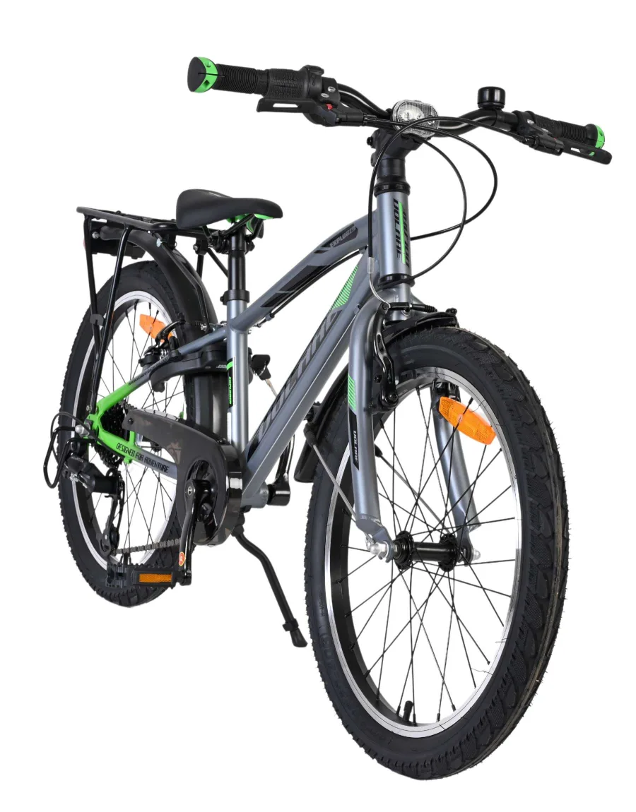 Volare Explorer Kinderfiets – 20 inch – 7 Speed – Donkergrijs — foto 9