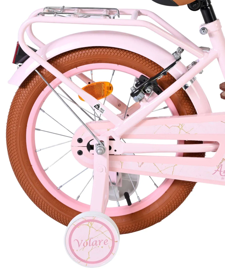Volare Ashley Kinderfiets - Meisjes - 16 inch - Roze - Twee Handremmen — foto 2