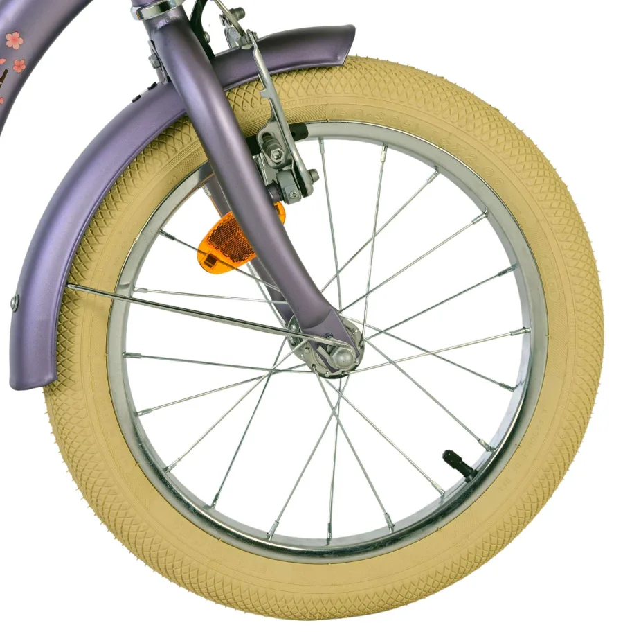 Volare Blossom Kinderfiets – Meisjes – 16 inch – Paars — foto 4
