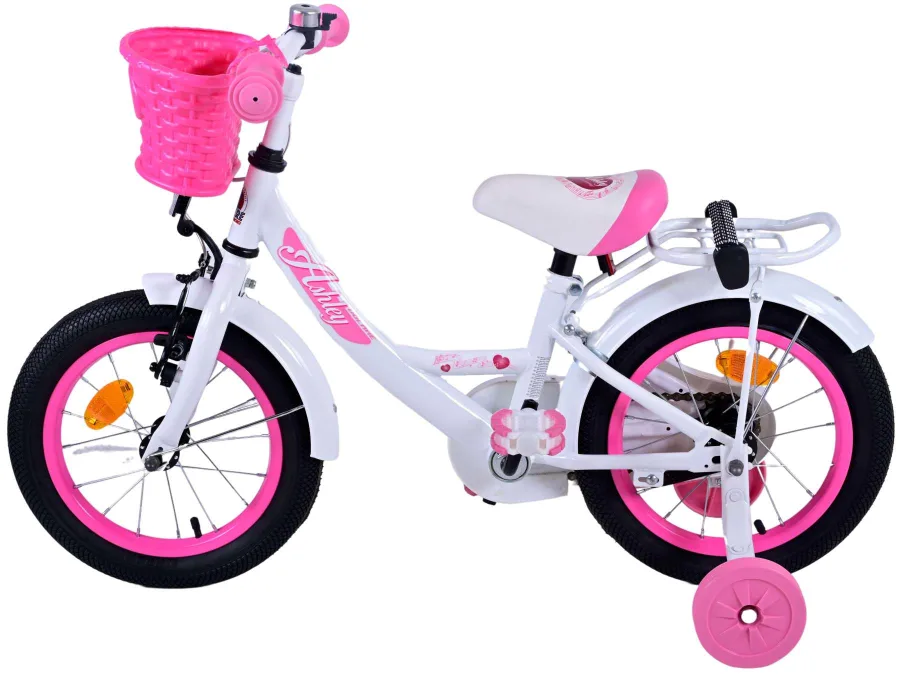 Volare Ashley Kinderfiets – Meisjes – 14 inch – Wit — foto 10