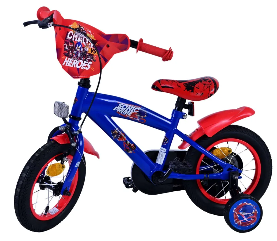 Turbo Crew Kinderfiets – Jongens – 12 inch – Blauw Rood — foto 4