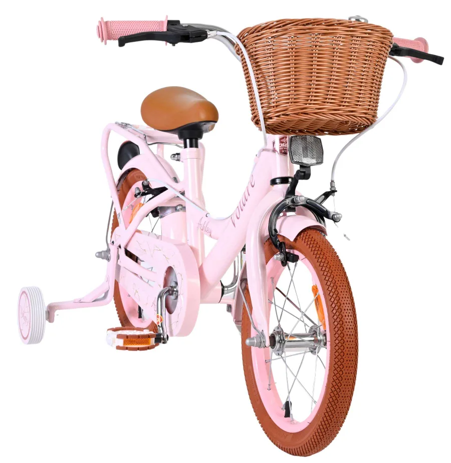 Volare Ashley Kinderfiets - Meisjes - 14 inch - Roze - Twee Handremmen — foto 5