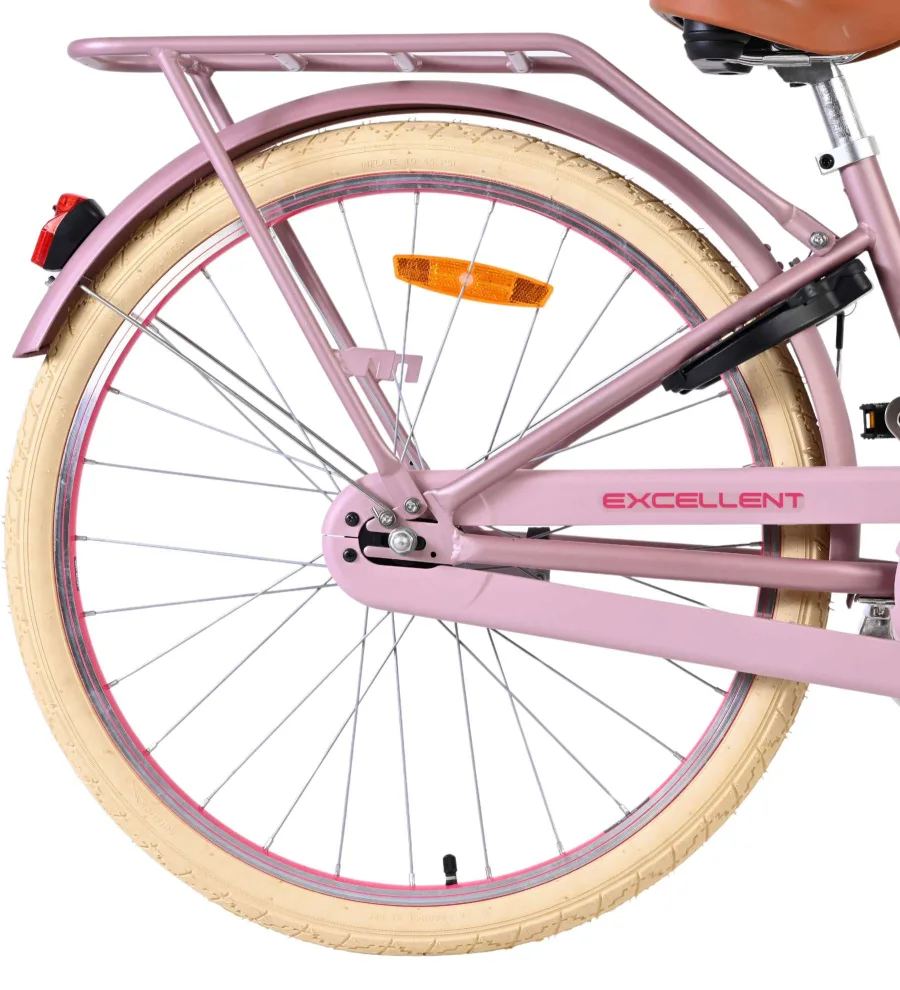 Volare Excellent Kinderfiets – Meisjes – 24 inch – Mat Roze — foto 2