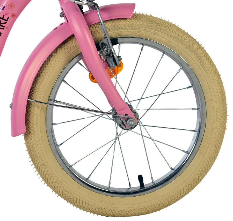 Volare Blossom Kinderfiets – Meisjes – 16 inch – Roze – Twee Handremmen — foto 4
