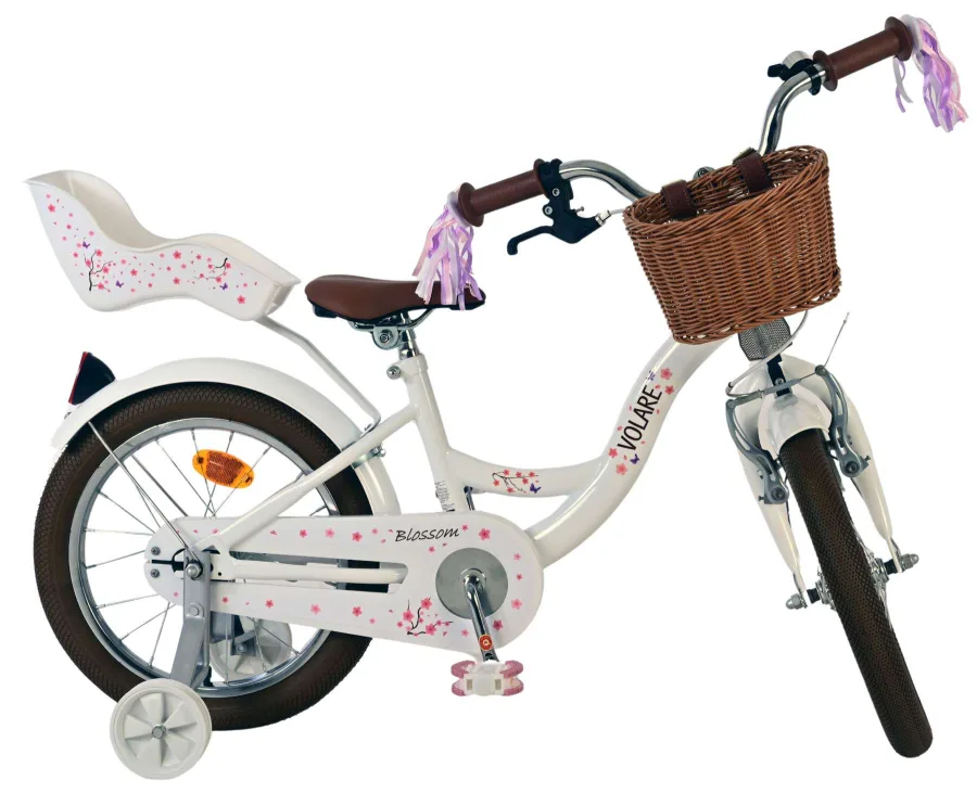 Volare Blossom Kinderfiets – Meisjes – 16 inch – Wit — foto 12