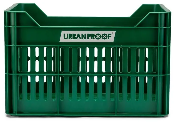 Gerecyclede Fietskrat Urban Proof Click 30 Liter Retro Groen — foto 7