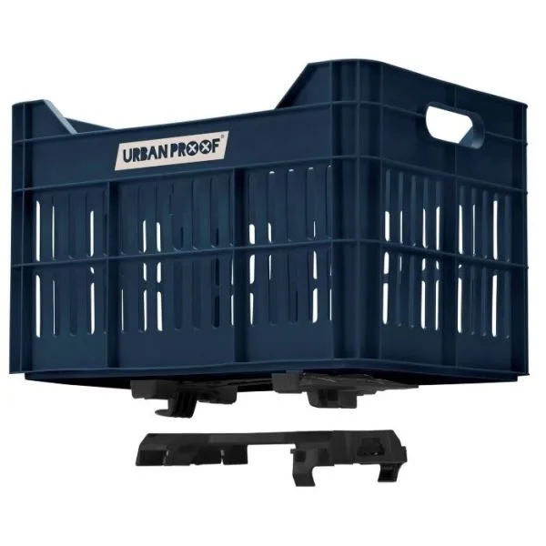 Gerecyclede Fietskrat Urban Proof Click 30 Liter donker blauw — foto 2
