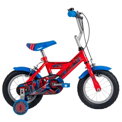 Spider-Man Kinderfiets - Jongens - 12 inch - Rood Blauw - Twee handremmen