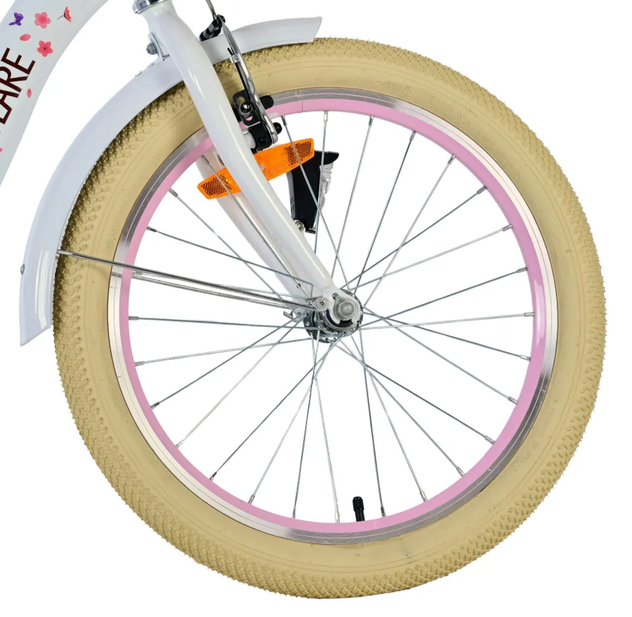 Volare Blossom Kinderfiets – Meisjes – 20 inch – Wit — foto 3