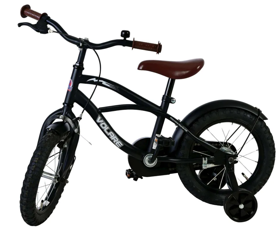 Volare Black Cruiser Kinderfiets – Jongens – 14 inch – Zwart – 95% afgemonteerd — foto 12