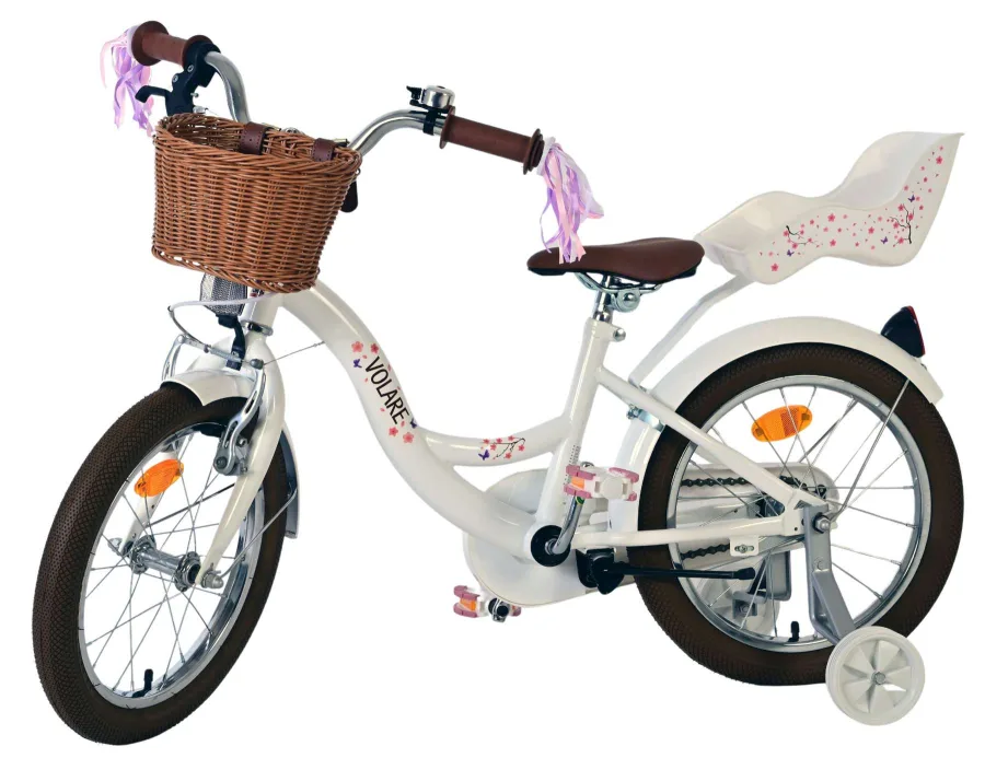 Volare Blossom Kinderfiets – Meisjes – 16 inch – Wit — foto 10