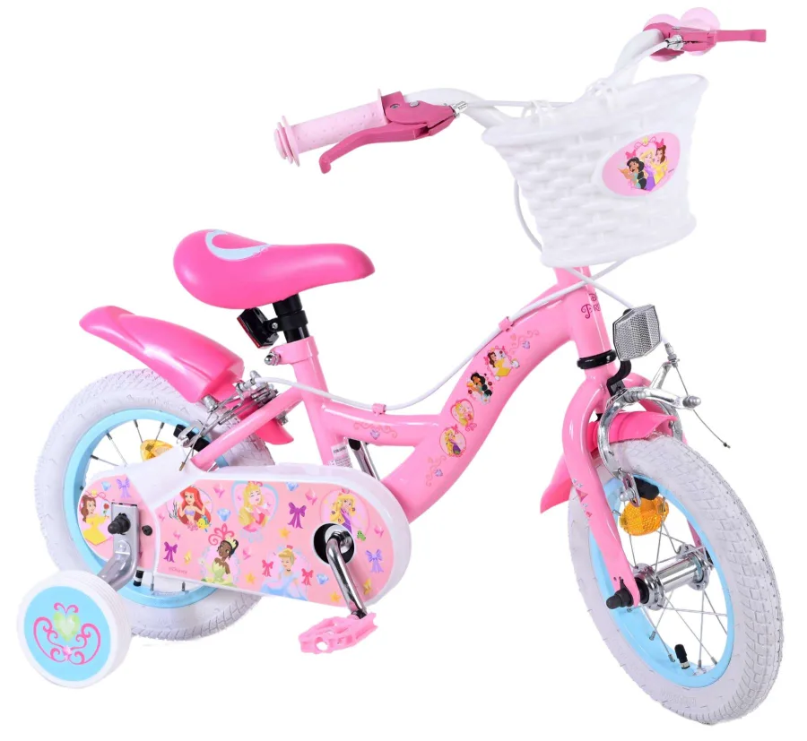 Magic Royals Kinderfiets – Meisjes – 12 inch – Roze – Twee Handremmen — foto 2