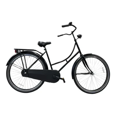 Omafiets Eigen merk 28″ 57 cm Matzwart