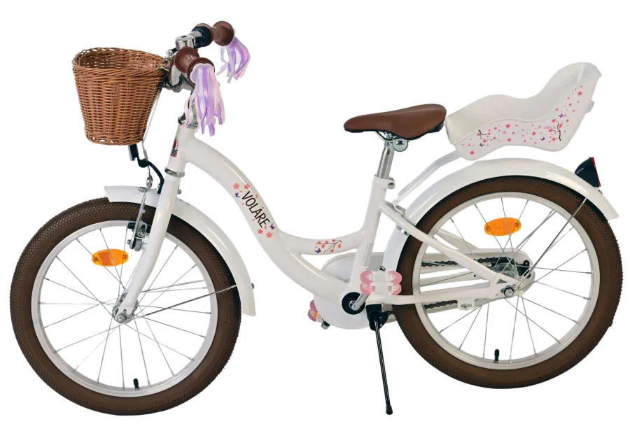 Volare Blossom Kinderfiets – Meisjes – 18 inch – Wit — foto 10