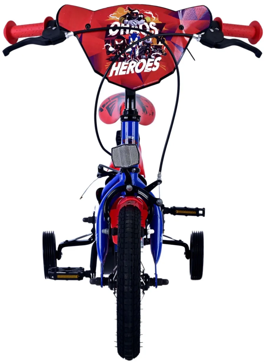 Turbo Crew Kinderfiets – Jongens – 12 inch – Blauw Rood – Twee handremmen — foto 7