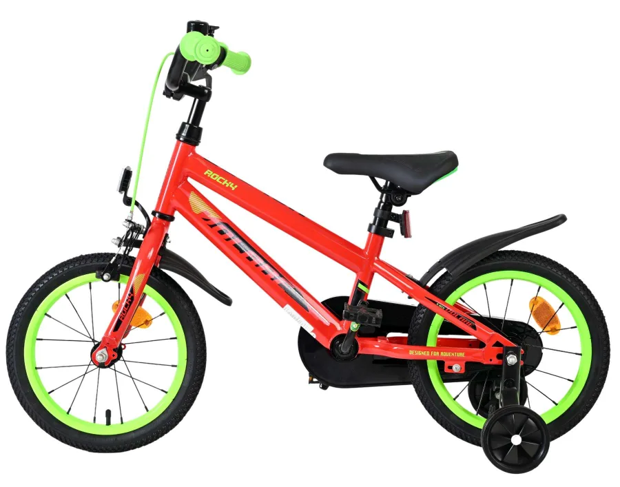 Volare Rocky Kinderfiets – Jongens – 14 inch – Rood — foto 9