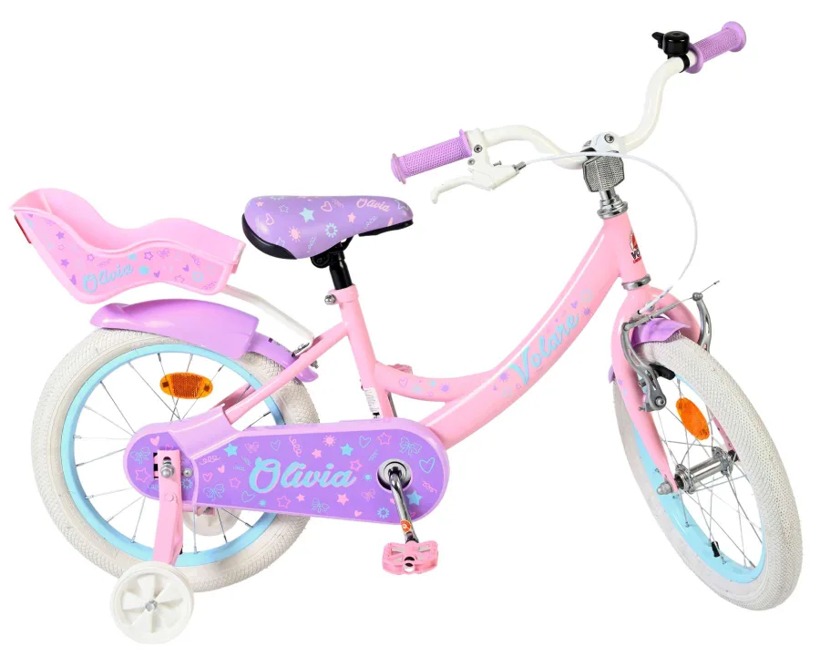 Volare Olivia Kinderfiets – Meisjes – 16 inch – Roze — foto 11