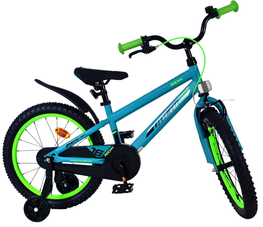 Volare Rocky Kinderfiets – Jongens – 18 inch – Groen — foto 12