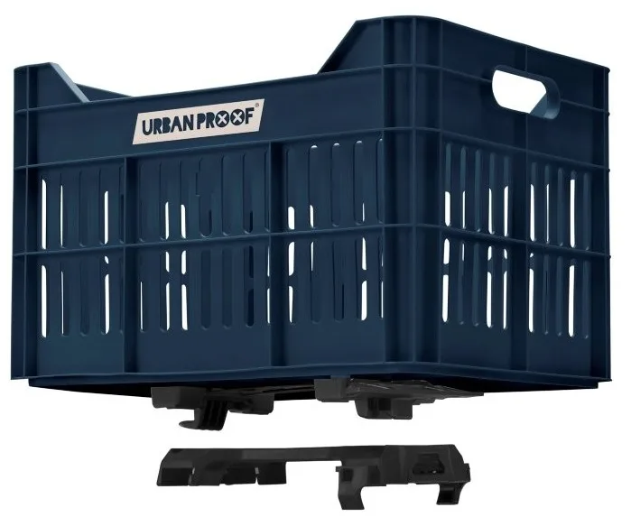 Gerecyclede Fietskrat Urban Proof Click 30 Liter donker blauw — foto 11