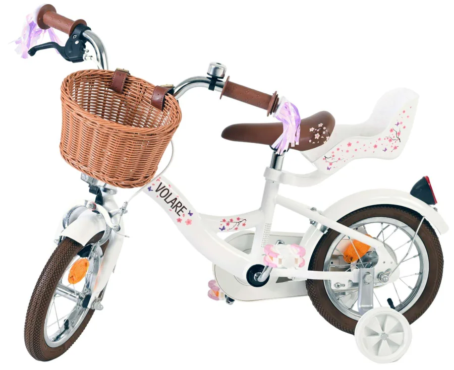 Volare Blossom Kinderfiets – Meisjes – 12 inch – Wit — foto 10