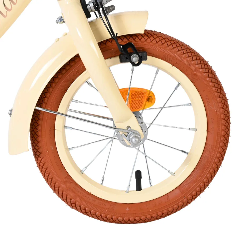 Volare Ashley Kinderfiets – Meisjes – 12 inch – Creme — foto 3
